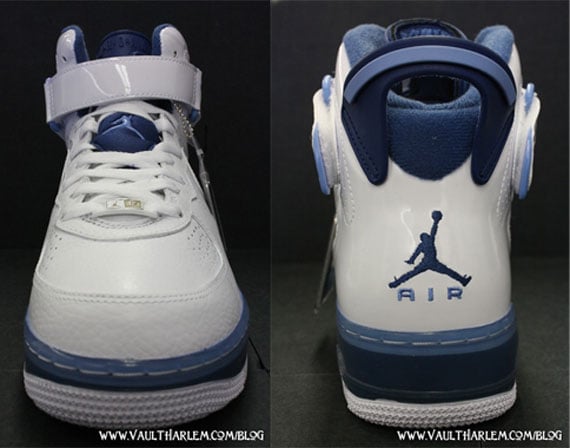 Air Jordan Force Fusion VI (6) - White / Court Blue - University Blue