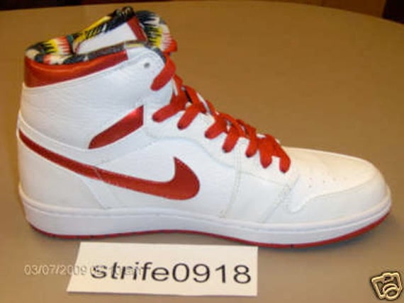 Air Jordan I (1) High - White / Metallic Red | DTRT Pack