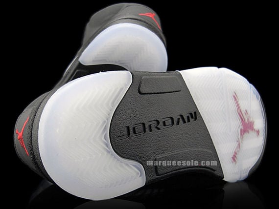 Air Jordan V (5) - Raging Bull Pack - black / varsity red / 3m