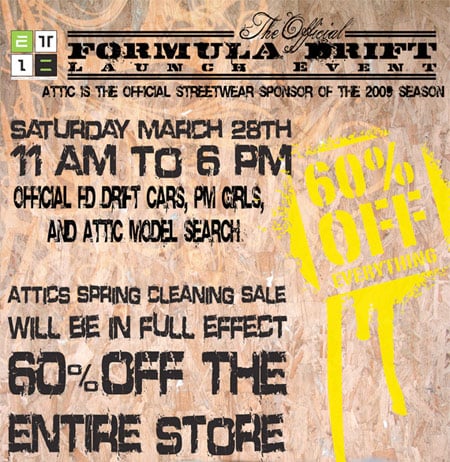 Attic Spring Cleaning Sale | 60% off Everything