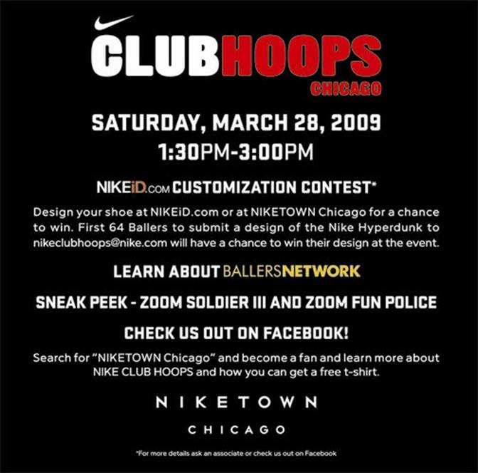 Club Hoops Chicago Nike I.D Contest