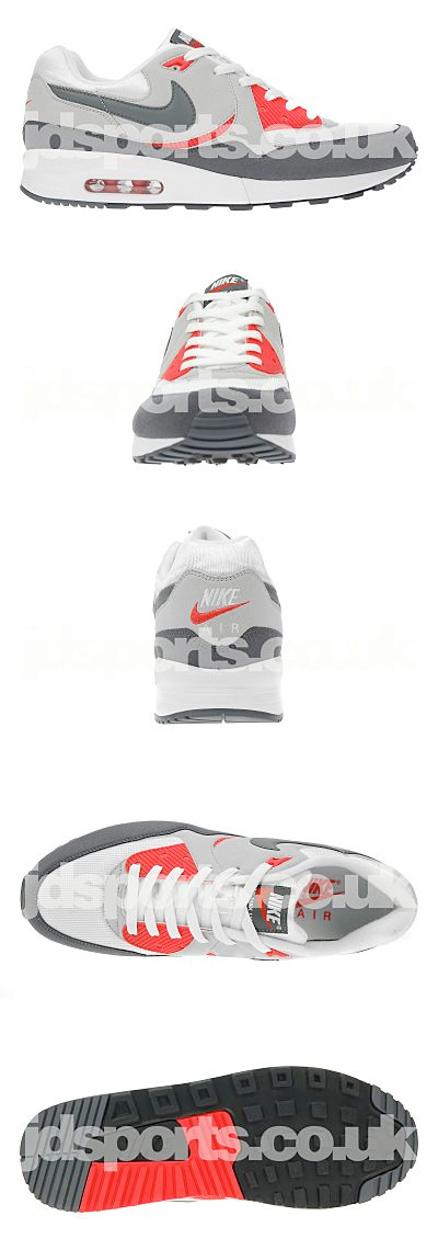  Nike Air Max Light - White / Dark Grey / Orange