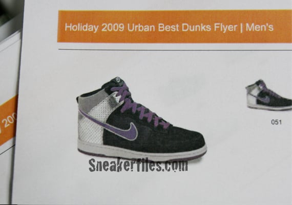Nike Dunk High Holiday 2009 Preview 