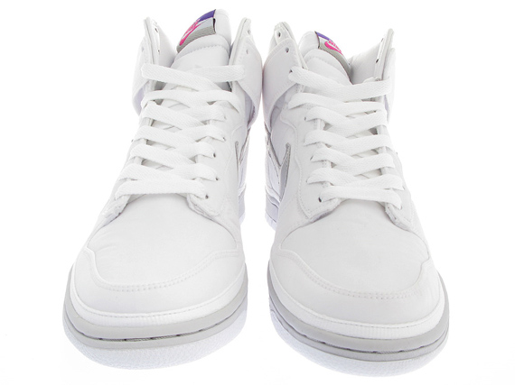 Nike Dunk High Nylon Premium - White / Neutral Grey - Purple