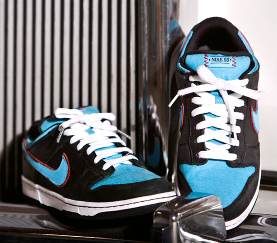 Nike Dunk Low Premium SB - Black/Baltic Blue