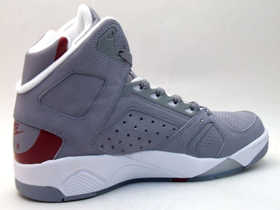 Nike Flight Lite High LE - Grey / Red / White 2