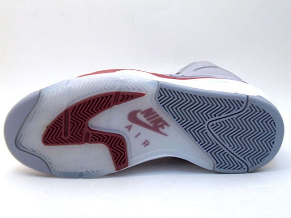 Nike Flight Lite High LE - Grey / Red / White 3