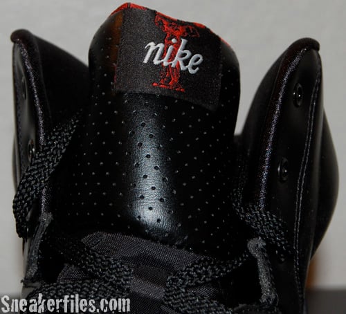Nike RT1 High Black / Black - Varsity Red - White Detailed Look