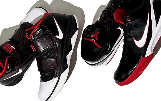 Nike Zoom Kobe IV (4) - Black / White / Red