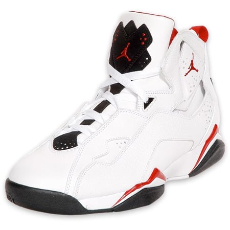 jordan true flight white and red