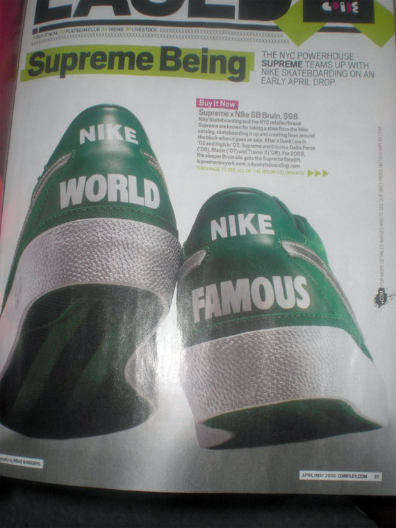 Supreme x Nike SB Zoom Bruin