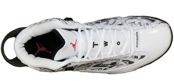 Air Jordan Dub Zero - White / Black - Varsity Red- Cement Grey