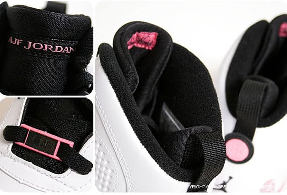 Air Jordan Force Fusion IX (9) Dear Mama GS - White / Coral Chalk - Black