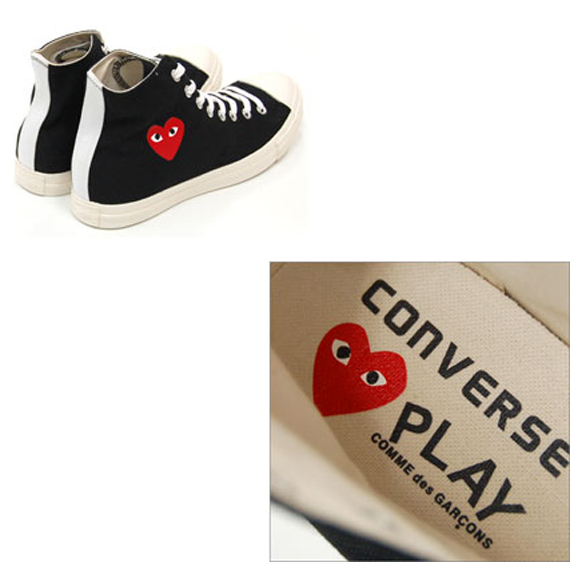 Comme des Garcons PLAY x Converse Chuck Taylor Released