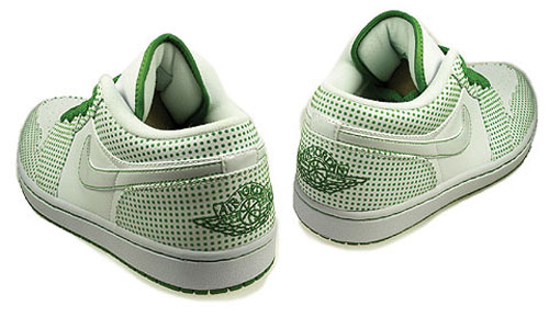 Nike Air Jordan I (1) Phat Low Polka Dot Pack - White / Chlorophyll