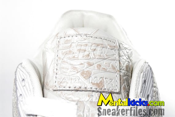 Nike Air Max 90 - White Crocodile Skin | Friends & Family