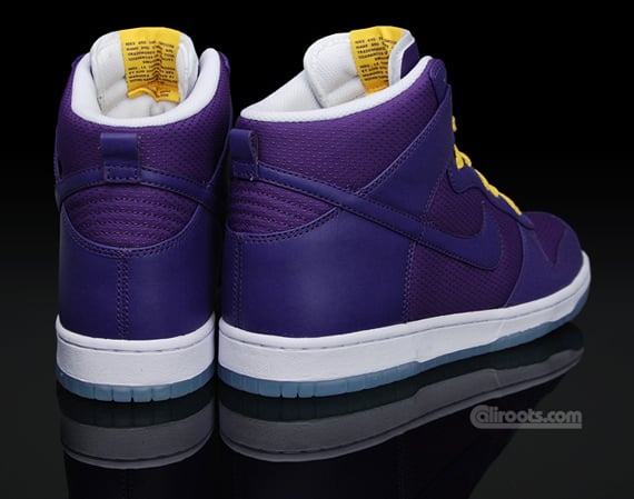 Nike Dunk High Premium - Purple / Yellow