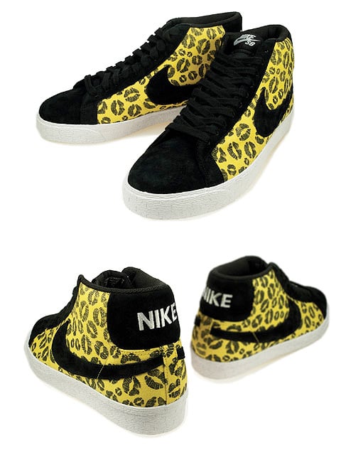 Nike SB Blazer Premium Kiss - Midwest Gold / Black 