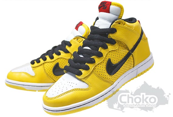 Nike SB Dunk High - Yellow / Black