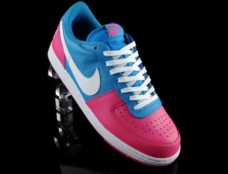 pink blue and purple nike