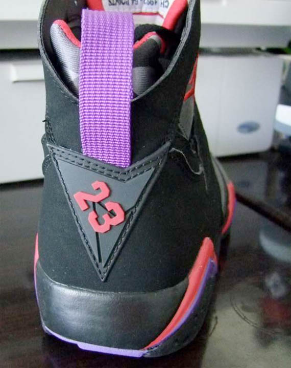 Air Jordan 7 Retro Bulls vs Magic 60+ Pack Black Red shoes
