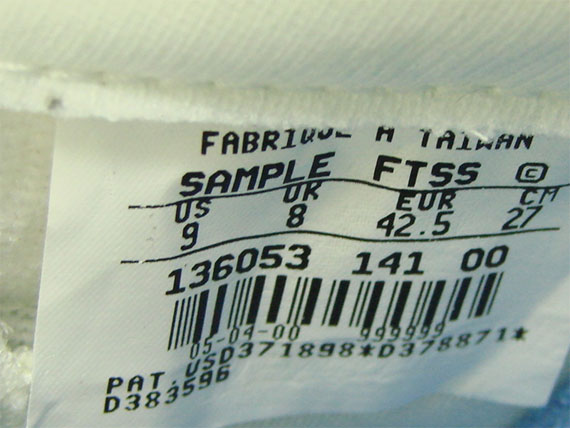 Air Jordan XI (11) Low FTSS Sample - White / Columbia Blue