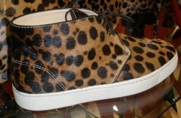 Christian Louboutin Sneakers – Leopard Print High Top