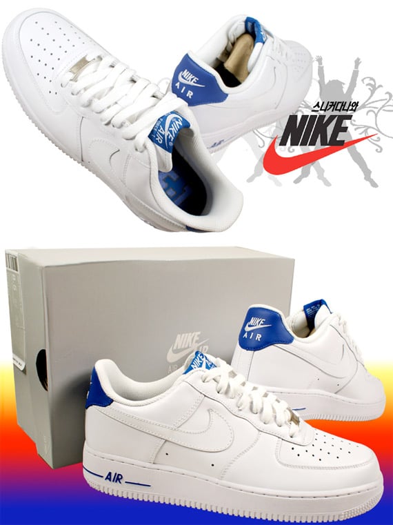 Nike Air Force 1 Low - White / Varsity Royal