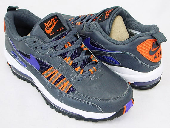 Nike Air Max Terra Ninety - Grey / Pure Purple - White - Orange Blaze