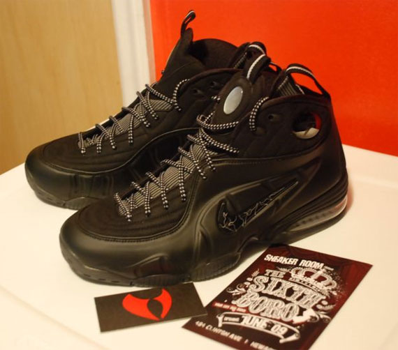 Nike Air Penny 1/2 Cent Black - Detailed Look
