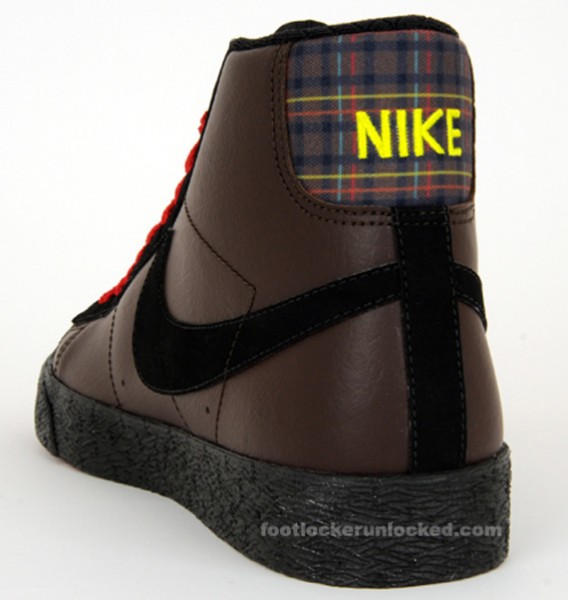 Nike Blazer High - Brown / Black - Red | SneakerFiles
