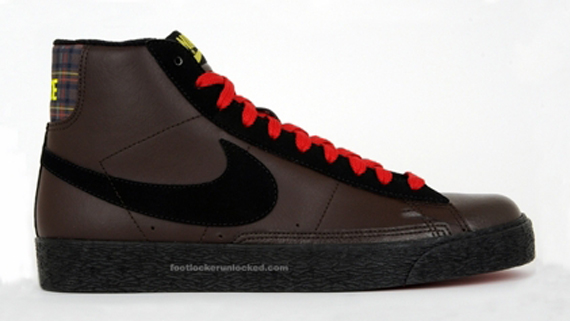 Nike Blazer High - Brown/Black-Red