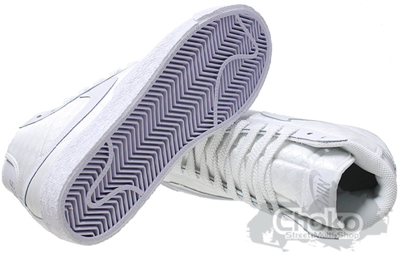 Nike Blazer - White / White - Checker