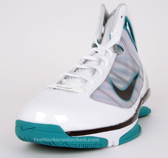 Nike Hyperize - White / Grey - Aqua