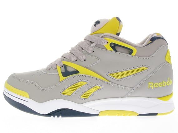 Reebok Court Victory II (2) - Grey / Navy / Yellow - White