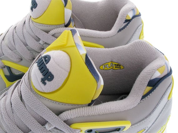 Reebok Court Victory II (2) - Grey / Navy / Yellow - White