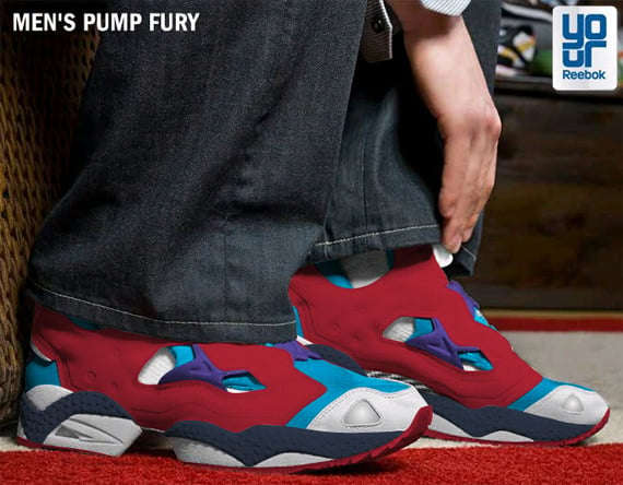 reebok pump fury custom