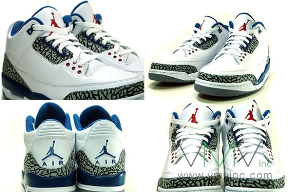Air Jordan III (3) Retro - True Blue | Detailed Images