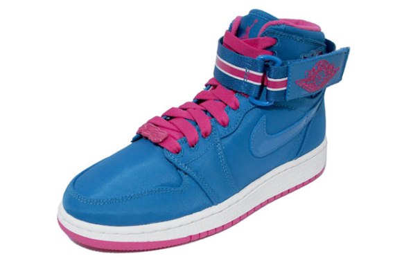 Air Jordan I (1) Hi Strap Techno Blue GS