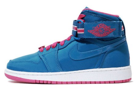 Air Jordan I (1) Hi Strap Techno Blue GS