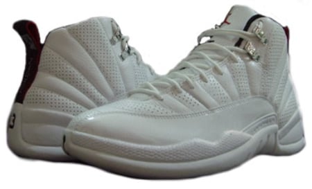 Air Jordan 12 (XII) Rising Sun - White / Black - Varsity Red 