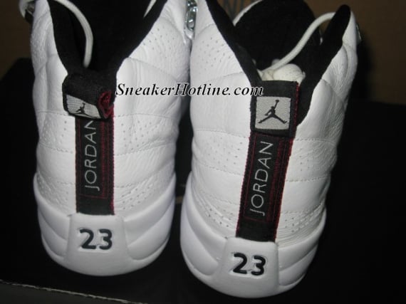 Air Jordan 12 (XII) Rising Sun - White / Black - Varsity Red 