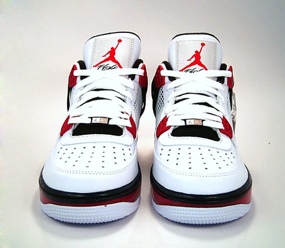 Air Jordan Fusion 4 (IV) - White / Varsity Red - Black