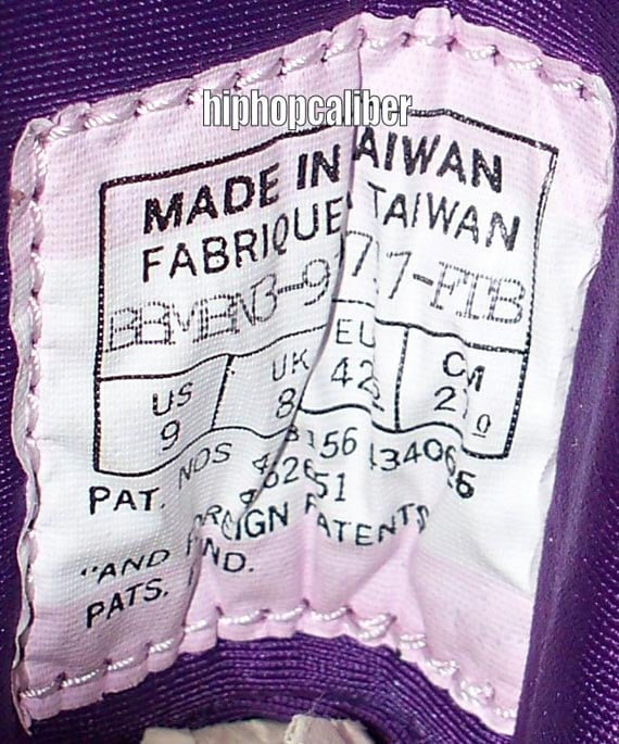 Air Jordan VII (7) 1992 Look See Sample