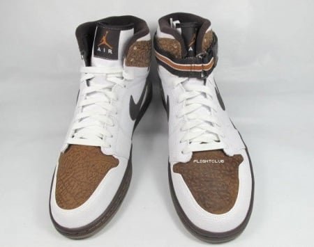 Air Jordan Retro I (1) High Strap Brown Elephant Print