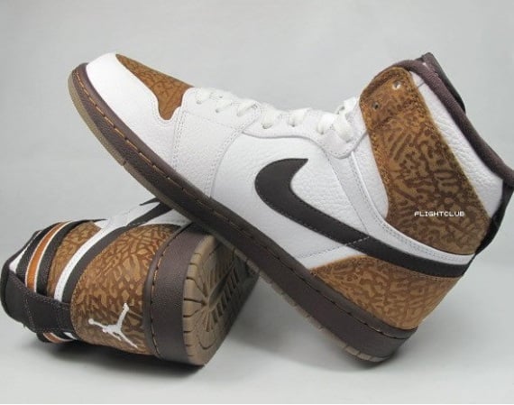 Air Jordan Retro I (1) High Strap Brown Elephant Print