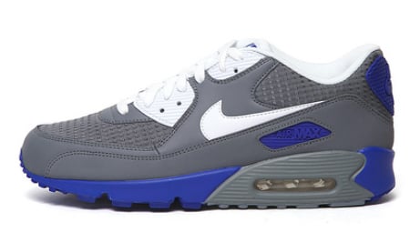 air max 90 blue grey white