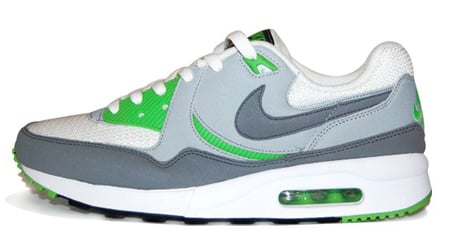 nike air max grey and green