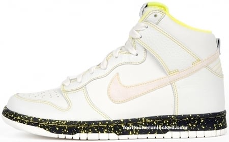 Nike Dunk High 08 ND - Swan / Anthracite / Volt Yellow