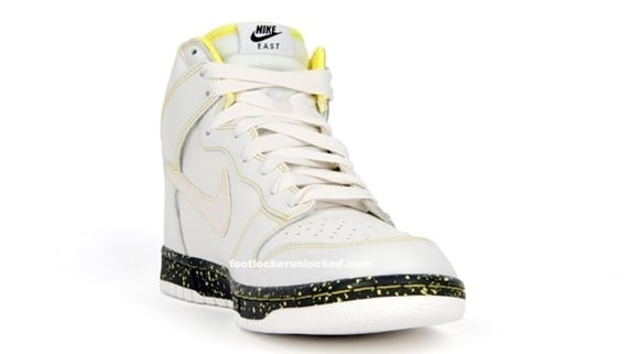 Nike Dunk High 08 ND - Swan / Anthracite / Volt Yellow